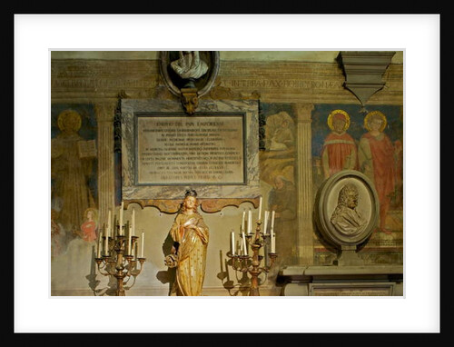 Saint Bernard - Nativity with Saints Ansano, Ivo and Gerard by Maestro di Signa