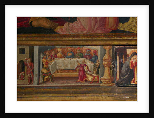 Detail from Coronation of the Virgin by Neri di Bicci