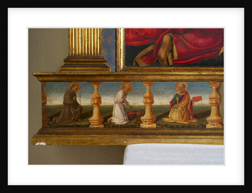 Detail from Coronation of the Virgin by Neri di Bicci