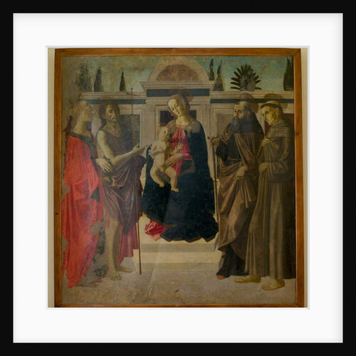 Madonna and Child with Mary Magdalene, John the Baptist, St Zenobius and St Francis by Francesco Botticini