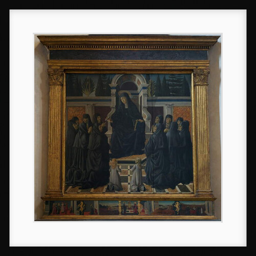 Santa Monica with Augustinian Sisters, 1470 by Francesco Botticini