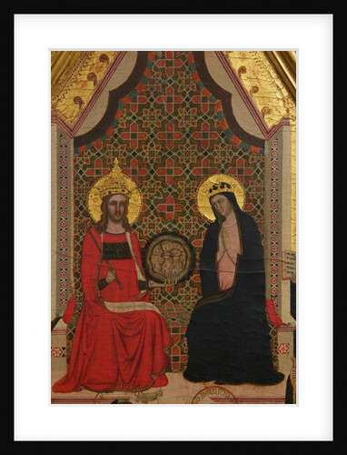 Detail of the Virgin, Christ and 17 Saints by Master of the Dominican Effigies