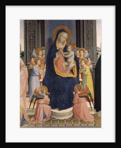 Virgin with child and saints by Fra (c.1387-1455) Angelico