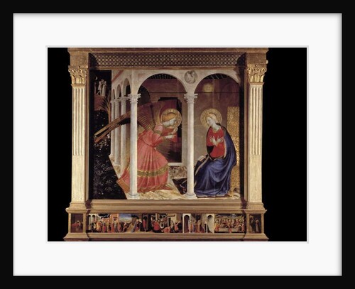 The Annunciation - Pala de Cortone, 1433 by Fra (c.1387-1455) Angelico