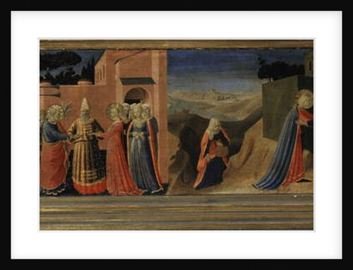 Predella of the the Annunciation by Fra Angelico