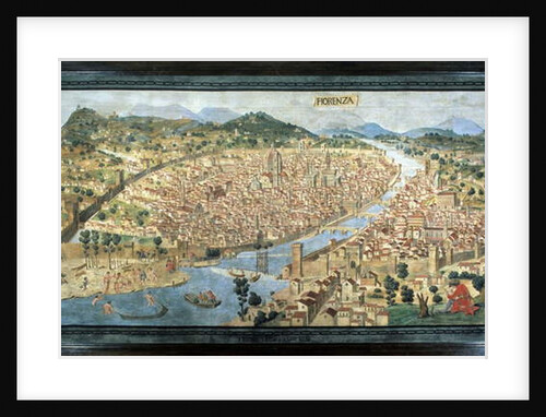 Pianta della Catena by Francesco (attr.) Rosselli