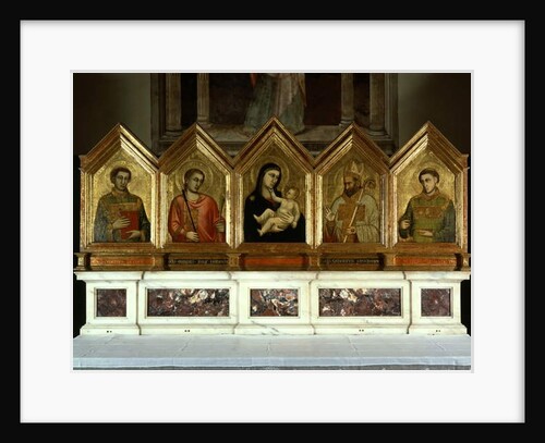 Madona and child with Saints, Polyptyque of Santa Reparata by Giotto