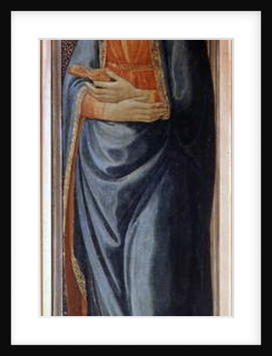 Prédelle of the Annunciation representing the Virgin by Jacopo del Sellaio