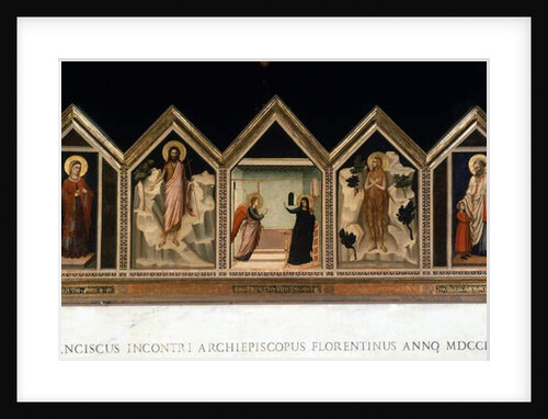 L'annunciation with saints, Polyptyque of Santa Reparata by Giotto (c.1266-1337)