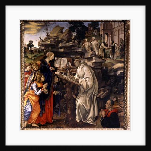 Apparition of the Virgin to Saint Bernard of Clairvaux, 1486 by Filippino Lippi