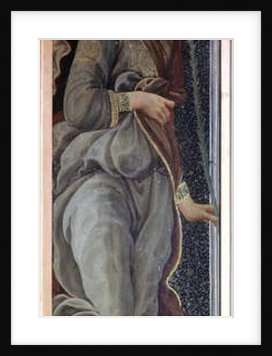 Prédelle of the Annunciation representing The Angel by Jacopo del Sellaio