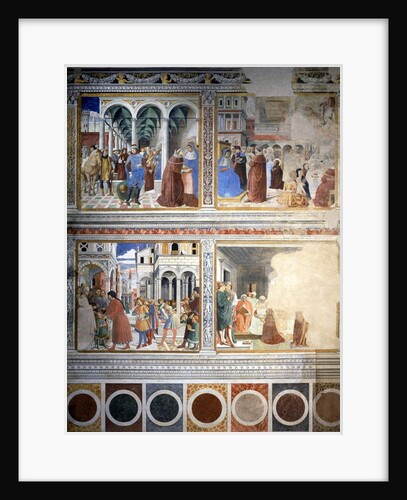 Fresco about Augustine's life - 1464-1465 by Benozzo di Lese di Sandro Gozzoli