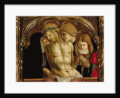 Lamentation of the Dead Christ by Carlo Crivelli