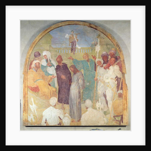 Christ before Pilate, lunette from the fresco cycle of the Passion, 1523-6 by Jacopo Pontormo