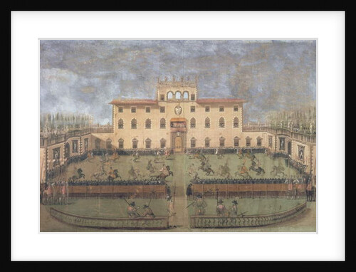 Joust at the Imperial Villa of Poggio a Caiano by Italian School