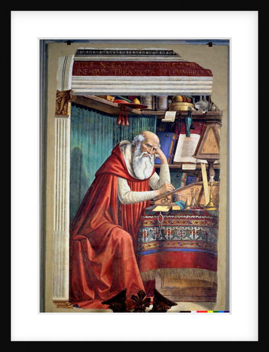 St. Jerome in his Study, 1480 by Domenico Ghirlandaio