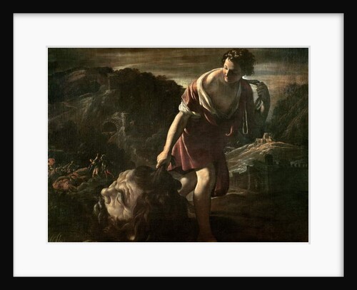 David Dragging Goliath's Head by Giovanni Lanfranco