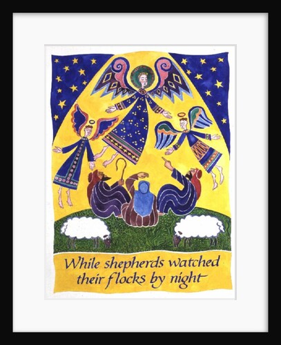 While Shepherds Watched Their Flocks by Night by Cathy Baxter