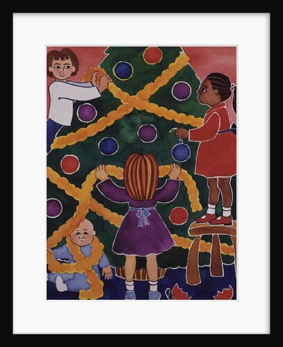 Decorating the Christmas Tree by Cathy Baxter