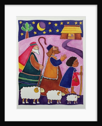 The Shepherds Journey to Bethlehem by Cathy Baxter