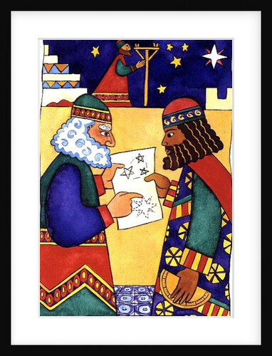 The Wise Men Looking for the Star of Bethlehem by Cathy Baxter