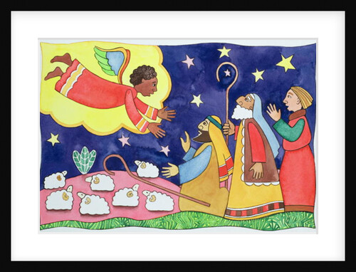 Annunciation to the Shepherds by Cathy Baxter