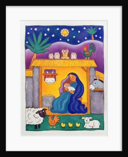 A Farmyard Nativity, 1996 by Cathy Baxter