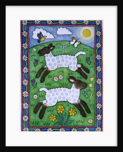 Bouncy Lambs, 1997 by Cathy Baxter