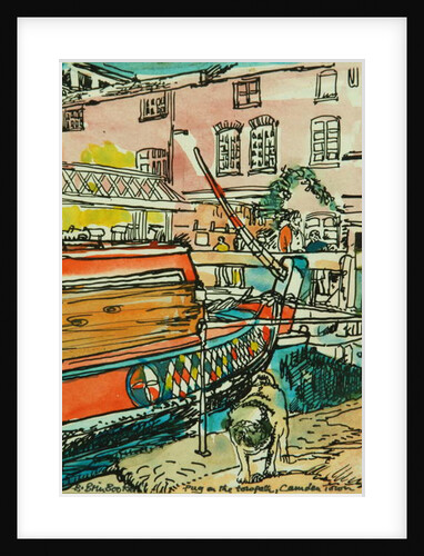 Pug at Dingwalls Lock by Brenda Brin Booker