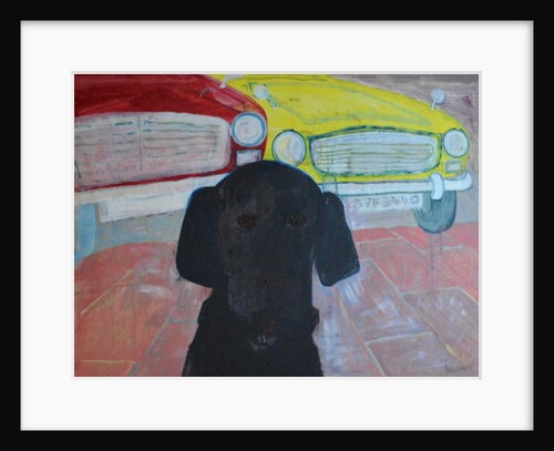 Rex at the Used Car Lot - AYF8440 by Brenda Brin Booker