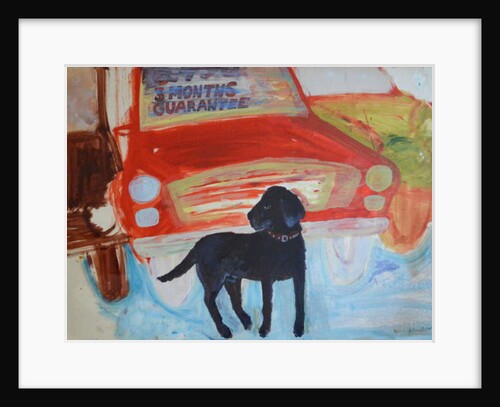 Rex at the Used Car Lot - Three months guarantee by Brenda Brin Booker