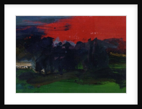 Landscape with a Red Sky by Brenda Brin Booker