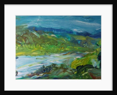 Blue River Landscape II, 1988 by Brenda Brin Booker