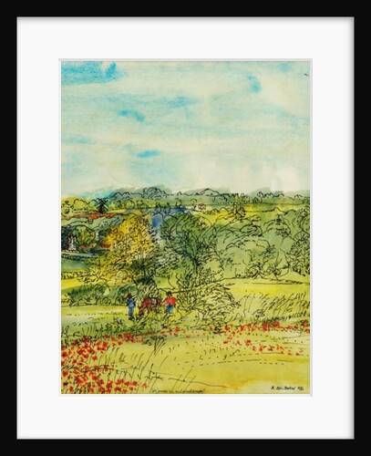 Boys with a horse, 1986 by Brenda Brin Booker