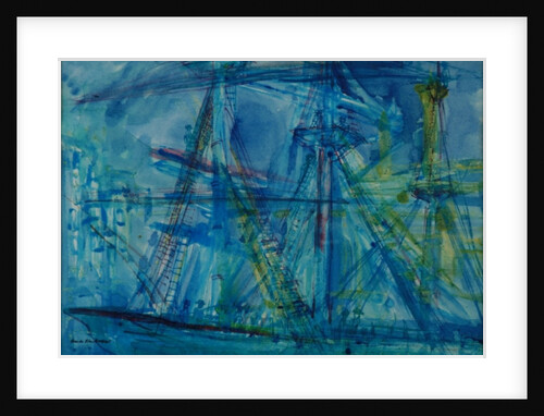 Blue Schooner by Brenda Brin Booker