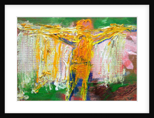 Hanging Washing on a Green Sky by Brenda Brin Booker