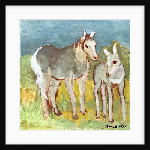 Mare with Foal by Brenda Brin Booker