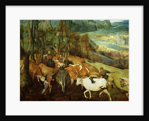 The Return of the Herd 1565 by Pieter the Elder Bruegel