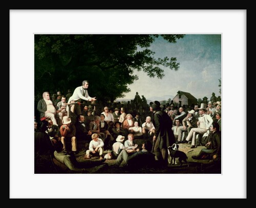 Stump Speaking by George Caleb Bingham