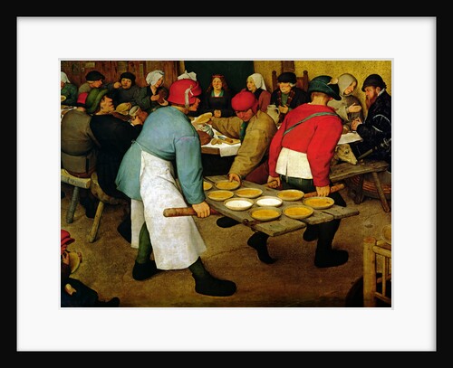 Peasant Wedding, 1568 by Pieter the Elder Bruegel