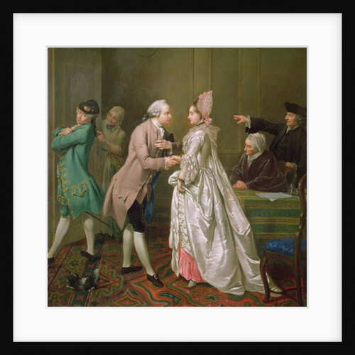 The Betrothal, 1774 by Jacobus Buys