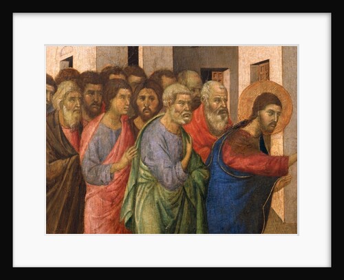 Jesus Opens the Eyes of a Man Born Blind, 1311 by Duccio di Buoninsegna