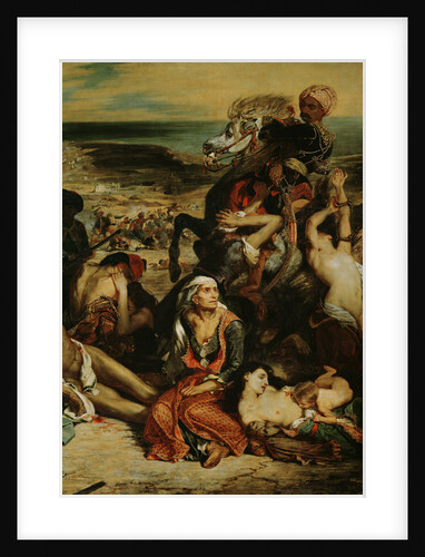 Scenes from the Massacre of Chios, 1822 by Ferdinand Victor Eugene Delacroix