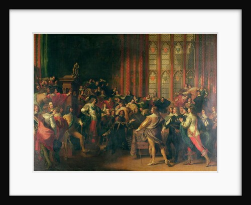 Charles I Demanding the Five Members in the House of Commons in 1642 by John Singleton Copley