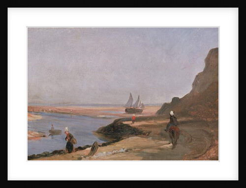The Estuary at Trouville, 1864 by Paul Huet
