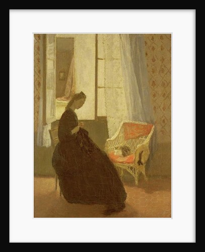 Woman Sewing at a Window by Gwen John