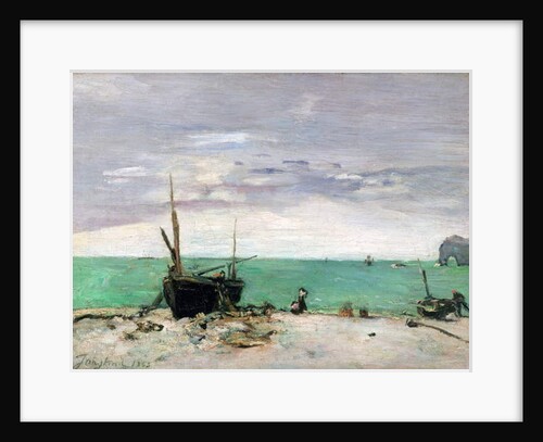 Etretat, 1865 by Johan-Barthold Jongkind