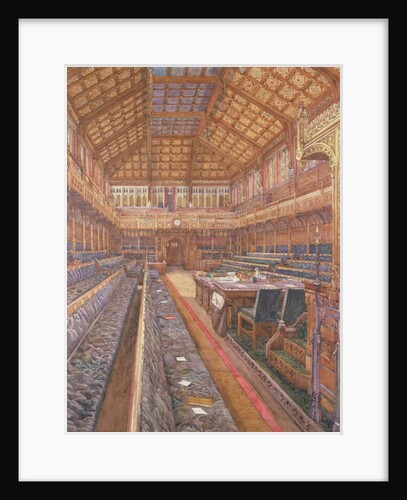 Interior of the House of Commons, June 1897 by Frederick Walter Lee
