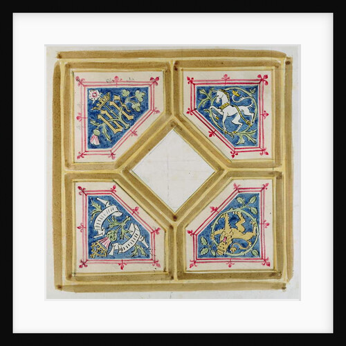 Design for the ceiling of the House of Commons by Augustus Welby Northmore Pugin