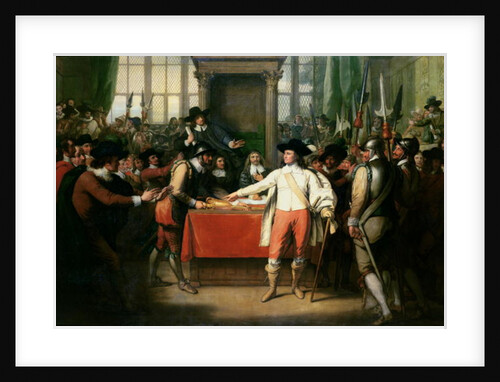 Cromwell Dissolving the Long Parliament by Benjamin West